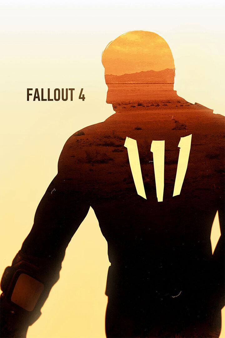 Fallout 4 Video Game Open World Games Adventure Poster Wall Art Print Home Wall Decor - xonomax