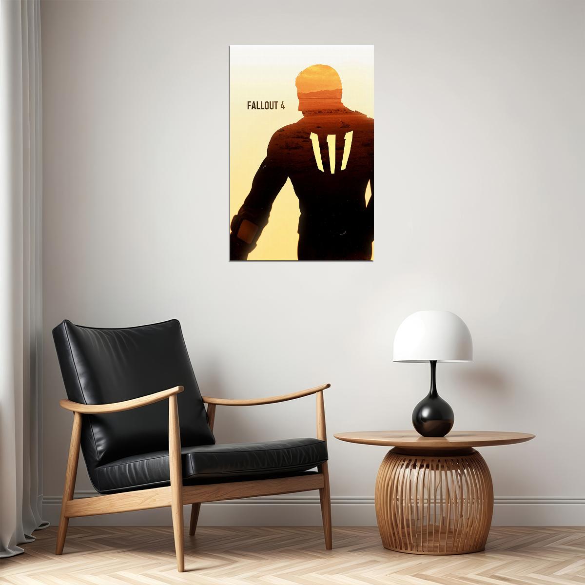 Fallout 4 Video Game Open World Games Adventure Poster Wall Art Print Home Wall Decor - xonomax