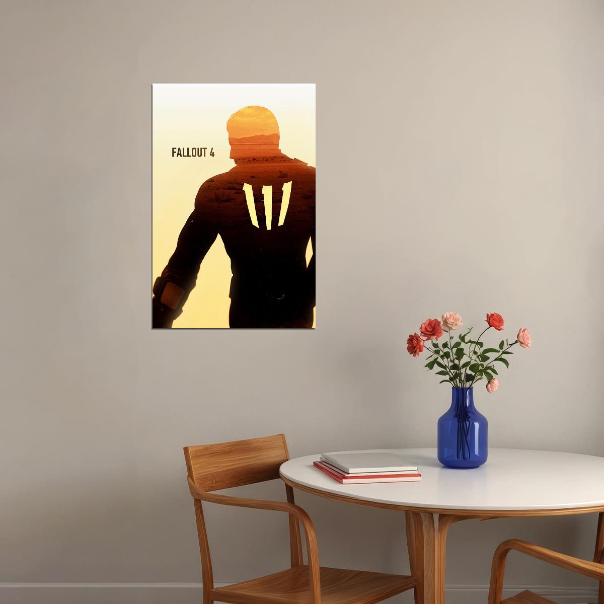 Fallout 4 Video Game Open World Games Adventure Poster Wall Art Print Home Wall Decor - xonomax