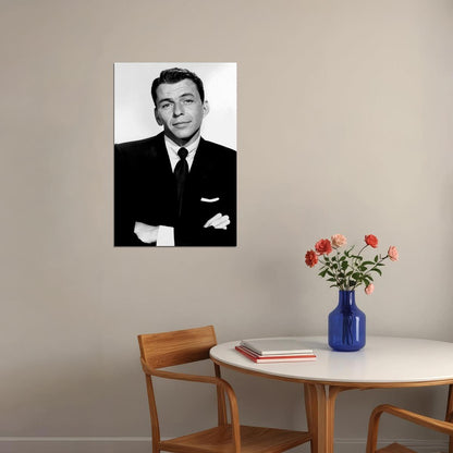 Frank Sinatra Black And White Poster Wall Art Print Home Wall Decor - xonomax