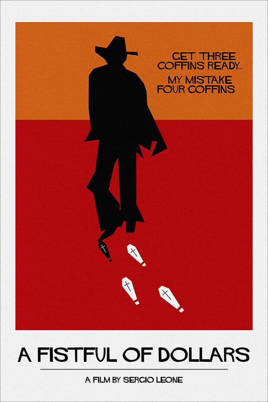A Fistful Of Dollars Movie Printing Drama Action Poster Wall Art Print Home Wall Decor - xonomax