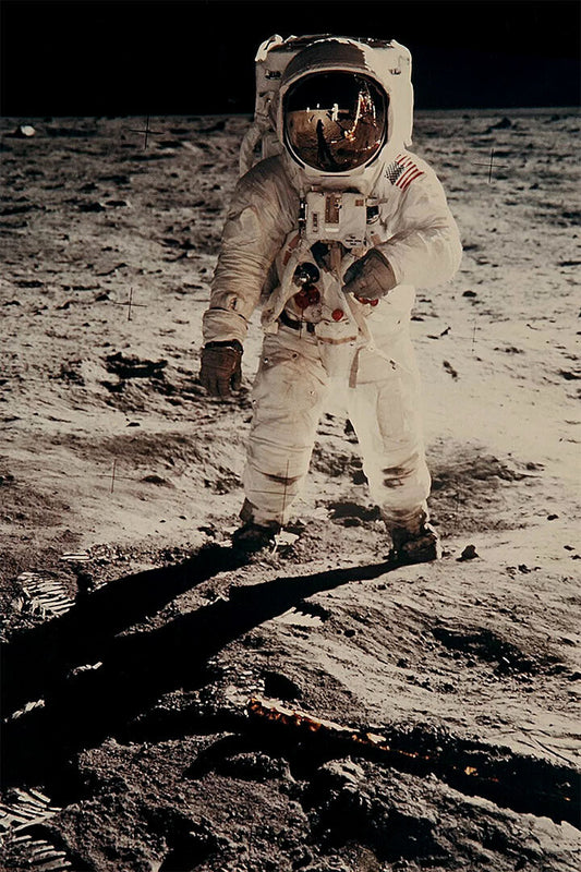 Apollo 11 NASA Photograph Neil Armstrong Buzz Aldrin Poster Wall Art Print Home Wall Decor - xonomax