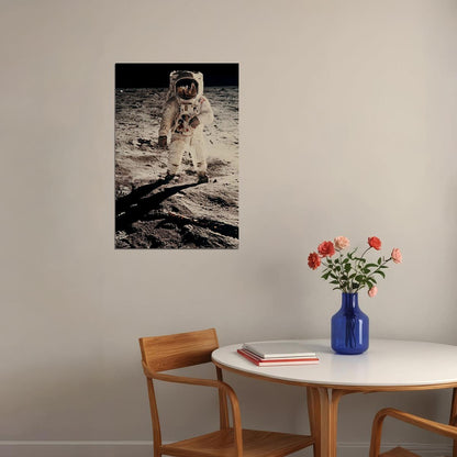 Apollo 11 NASA Photograph Neil Armstrong Buzz Aldrin Poster Wall Art Print Home Wall Decor - xonomax