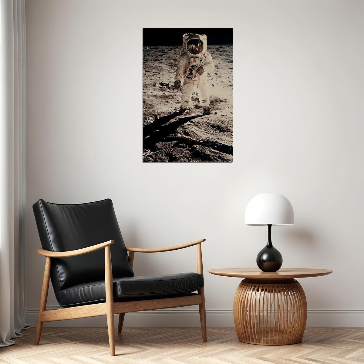 Apollo 11 NASA Photograph Neil Armstrong Buzz Aldrin Poster Wall Art Print Home Wall Decor - xonomax