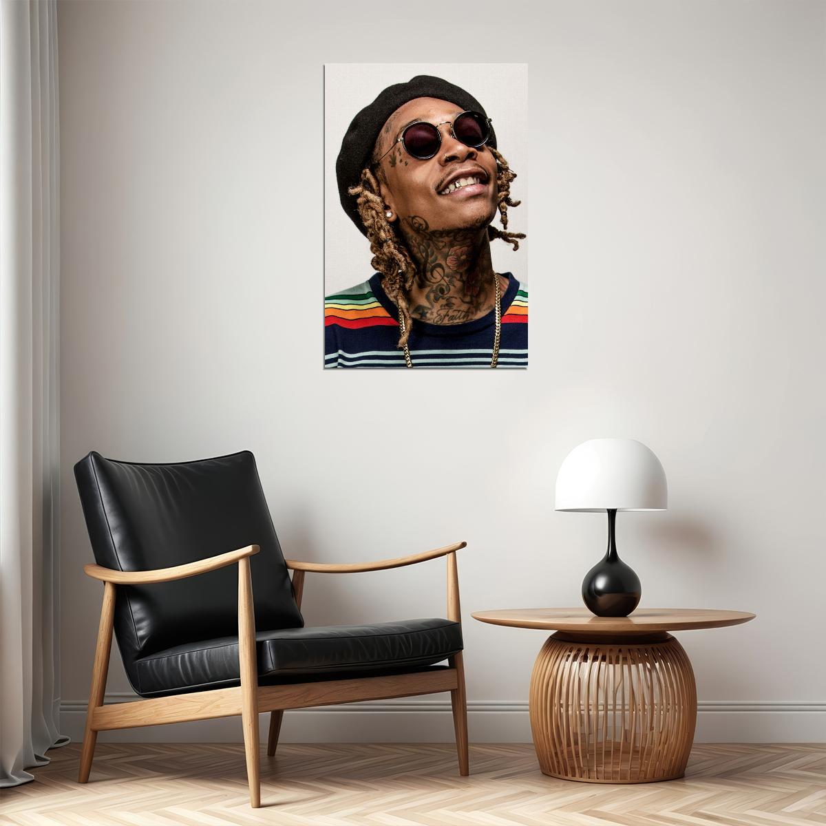 Wiz Khalifa Rap Music Hip Hop Rapper Artist Poster Wall Art Print Home Wall Decor - xonomax