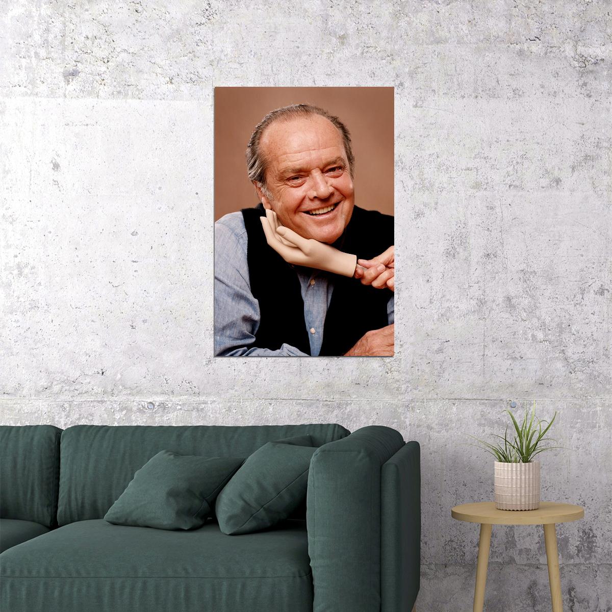 Jack Nicholson Great Actor Artist Poster Wall Art Print Home Wall Decor - xonomax