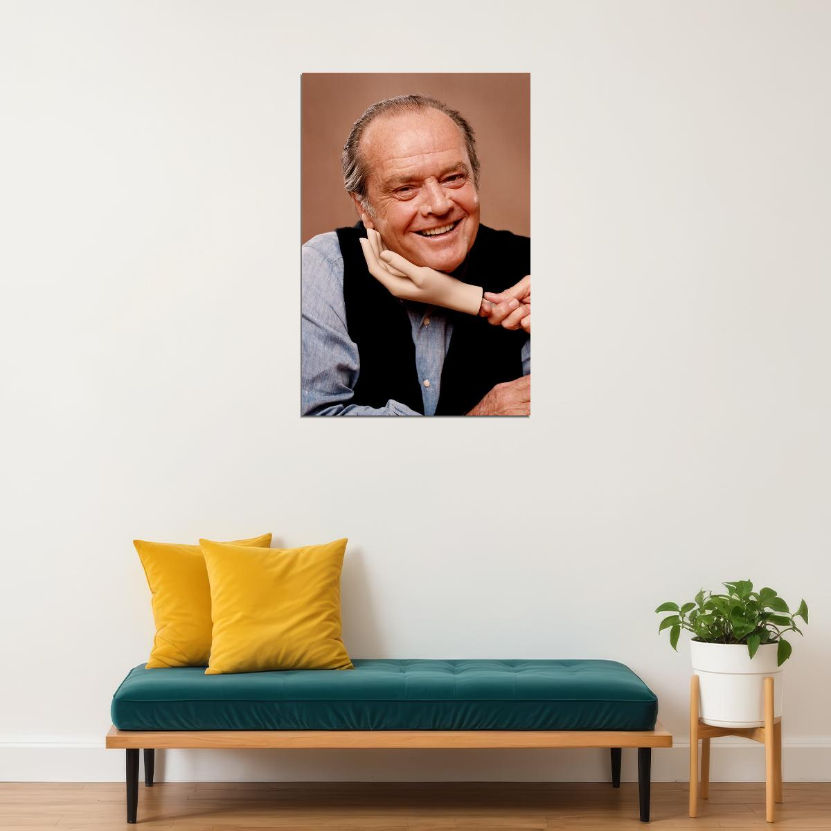 Jack Nicholson Great Actor Artist Poster Wall Art Print Home Wall Decor - xonomax