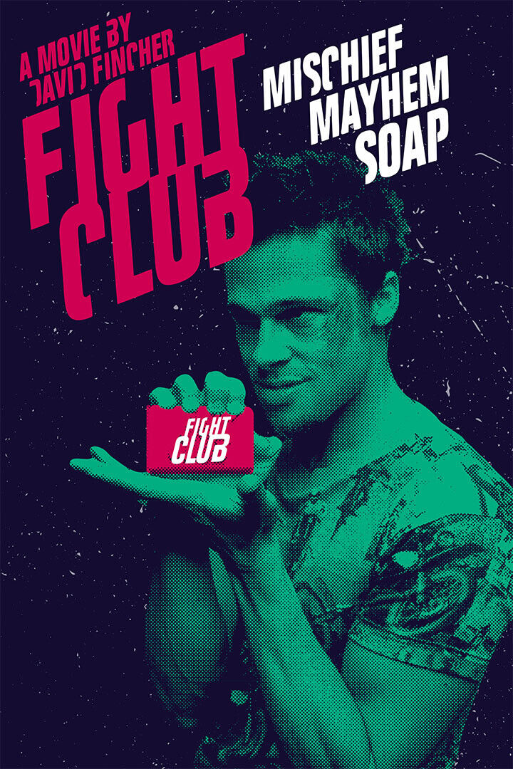 Fight Club Classic Movie Adventure Action Poster Wall Art Print Home Wall Decor - xonomax