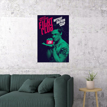 Fight Club Classic Movie Adventure Action Poster Wall Art Print Home Wall Decor - xonomax