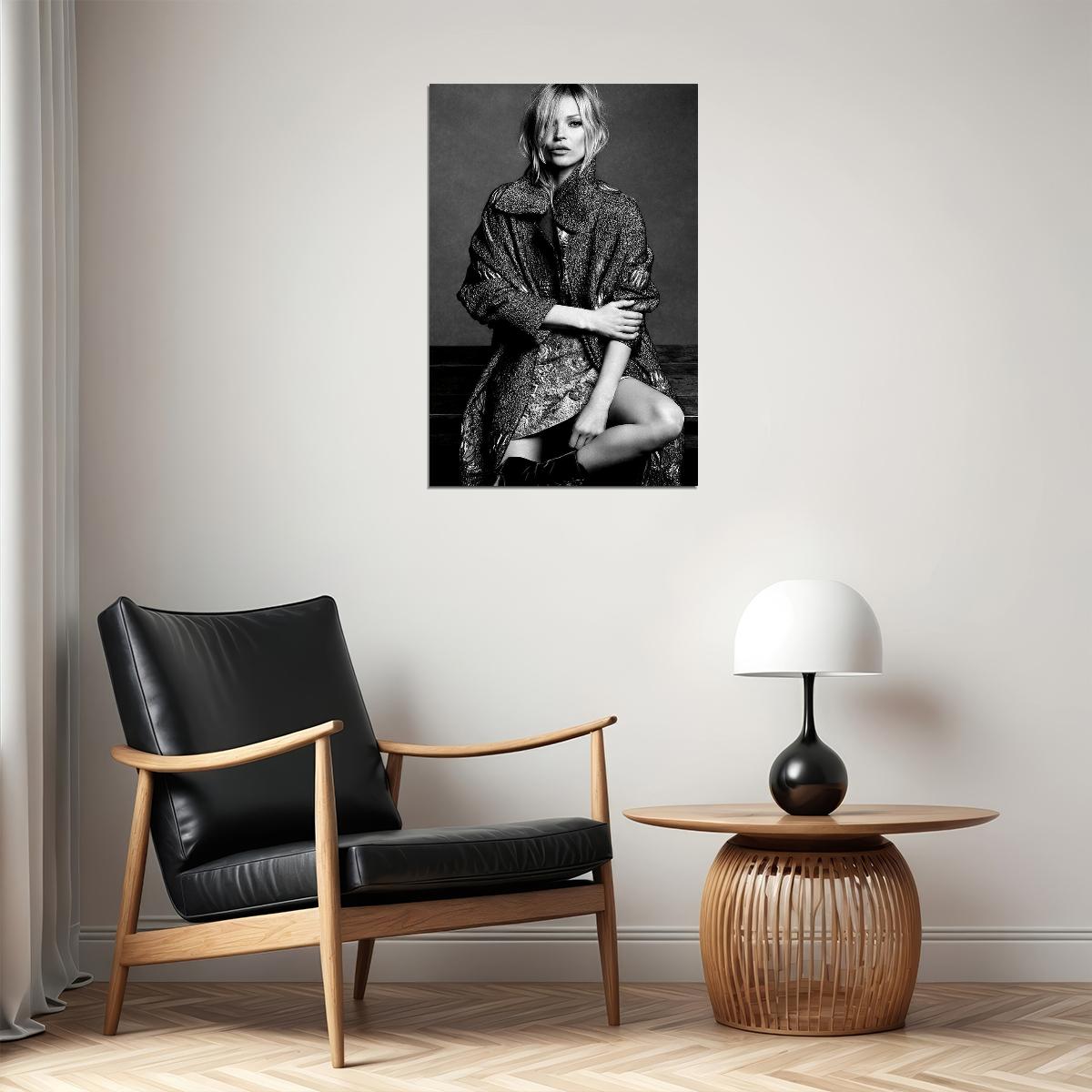 Poster - Kate Moss Model Fashion Pioneer Poster Wall Art Print