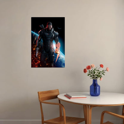 Mass Effect Video Game Science Fiction Role Play Poster Wall Art Print Home Wall Decor - xonomax