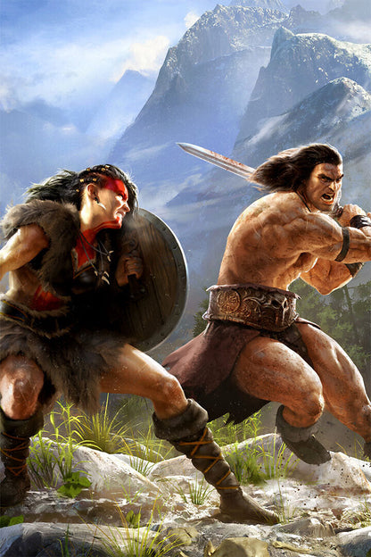 Conan Exiles Video Game Action Adventure Poster Wall Art Print Home Wall Decor - xonomax