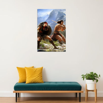 Conan Exiles Video Game Action Adventure Poster Wall Art Print Home Wall Decor - xonomax