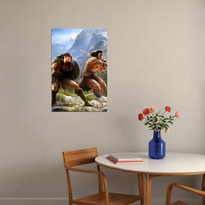 Conan Exiles Video Game Action Adventure Poster Wall Art Print Home Wall Decor - xonomax