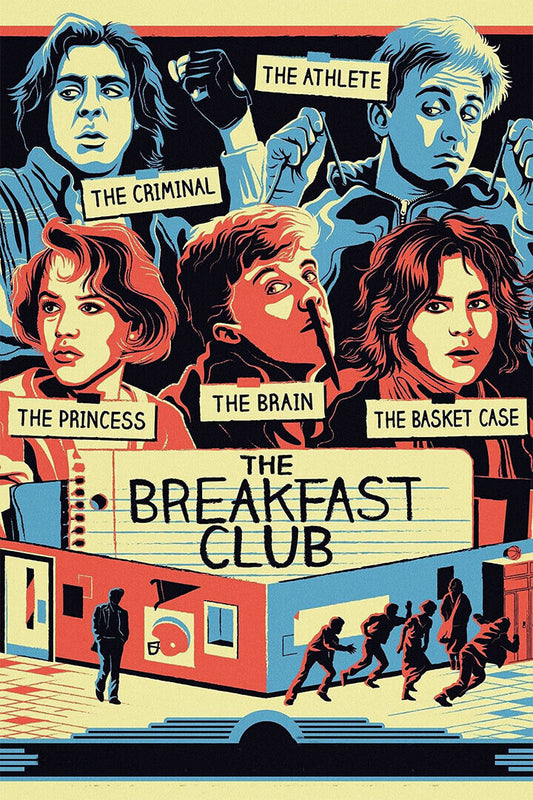 The Breakfast Club Classic Movie Comedy Drama Poster Wall Art Print Home Wall Decor - xonomax