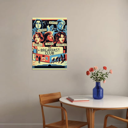 The Breakfast Club Classic Movie Comedy Drama Poster Wall Art Print Home Wall Decor - xonomax