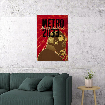 Metro Video Game First Person Marksmanship Horror Poster Wall Art Print Home Wall Decor - xonomax