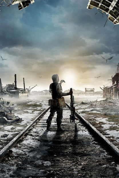 Metro Marksmanship Video Game First Person Action Poster Wall Art Print Home Wall Decor - xonomax