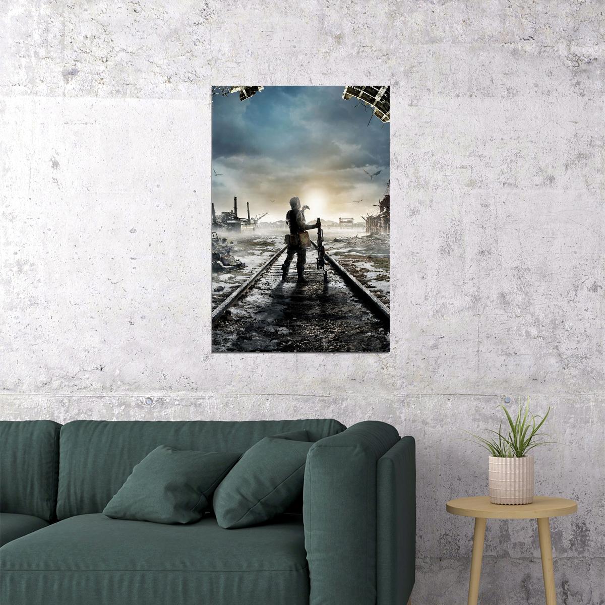 Metro Marksmanship Video Game First Person Action Poster Wall Art Print Home Wall Decor - xonomax