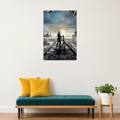 Metro Marksmanship Video Game First Person Action Poster Wall Art Print Home Wall Decor - xonomax