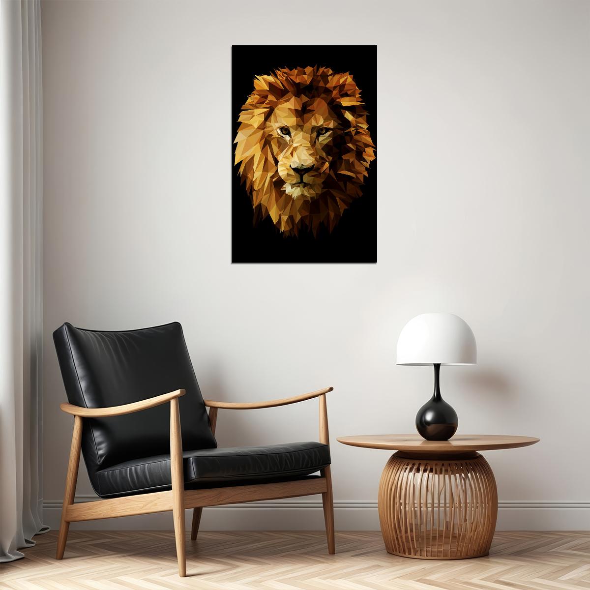 Colored Lion Animal Dangerous Nature Great Poster Wall Art Print Home Wall Decor - xonomax