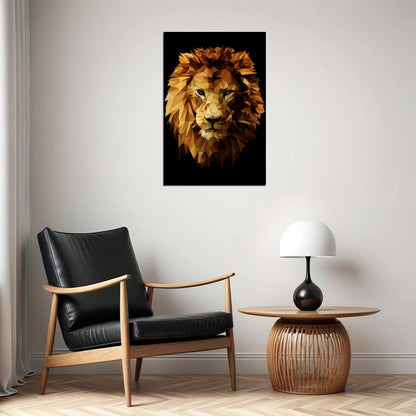 Colored Lion Animal Dangerous Nature Great Poster Wall Art Print Home Wall Decor - xonomax