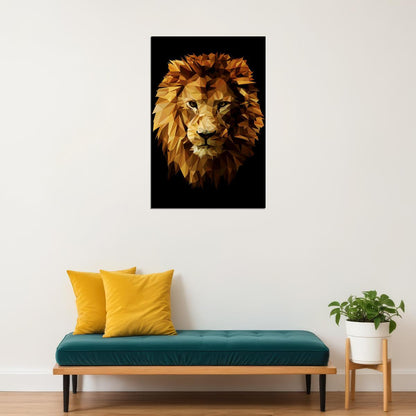 Colored Lion Animal Dangerous Nature Great Poster Wall Art Print Home Wall Decor - xonomax