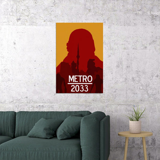 Metro Video Game First Person Marksmanship Game Poster Wall Art Print Home Wall Decor