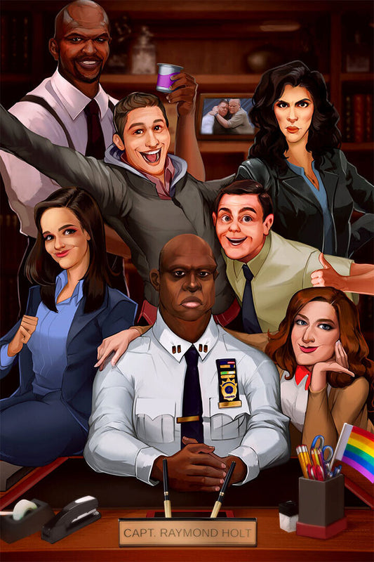 Brooklyn Nine Nine Movie Adventure Action Poster Wall Art Print Home Wall Decor - xonomax