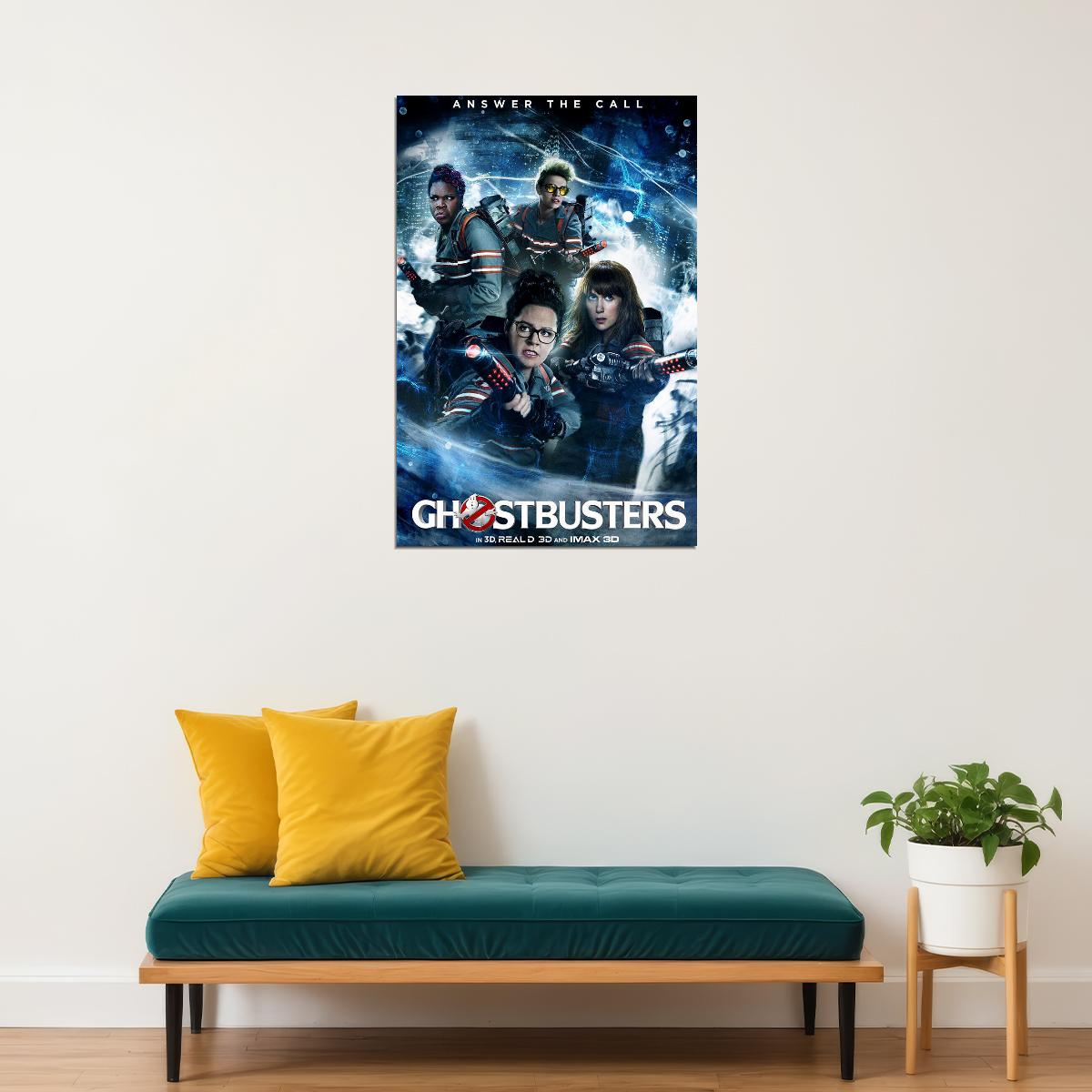 Ghostbusters Movie Suspense Comedy Adventure Poster Wall Art Print Home Wall Decor - xonomax