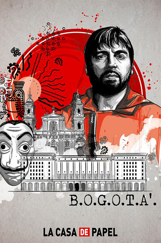 Money Heist Action Crime Drama Poster Wall Art Print Home Wall Decor - xonomax