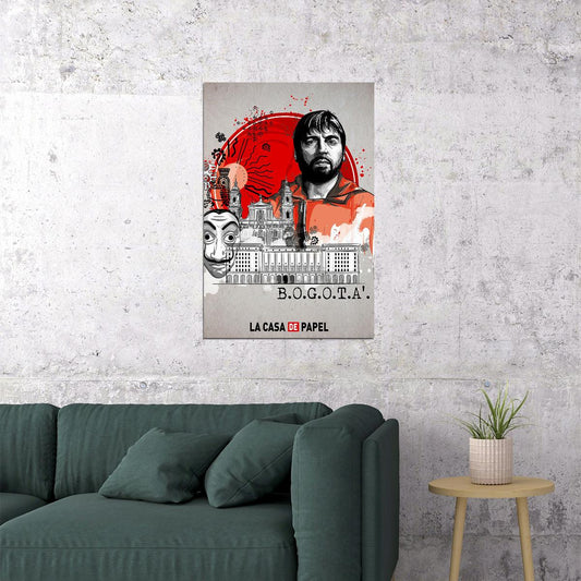 Money Heist Action Crime Drama Poster Wall Art Print Home Wall Decor - xonomax