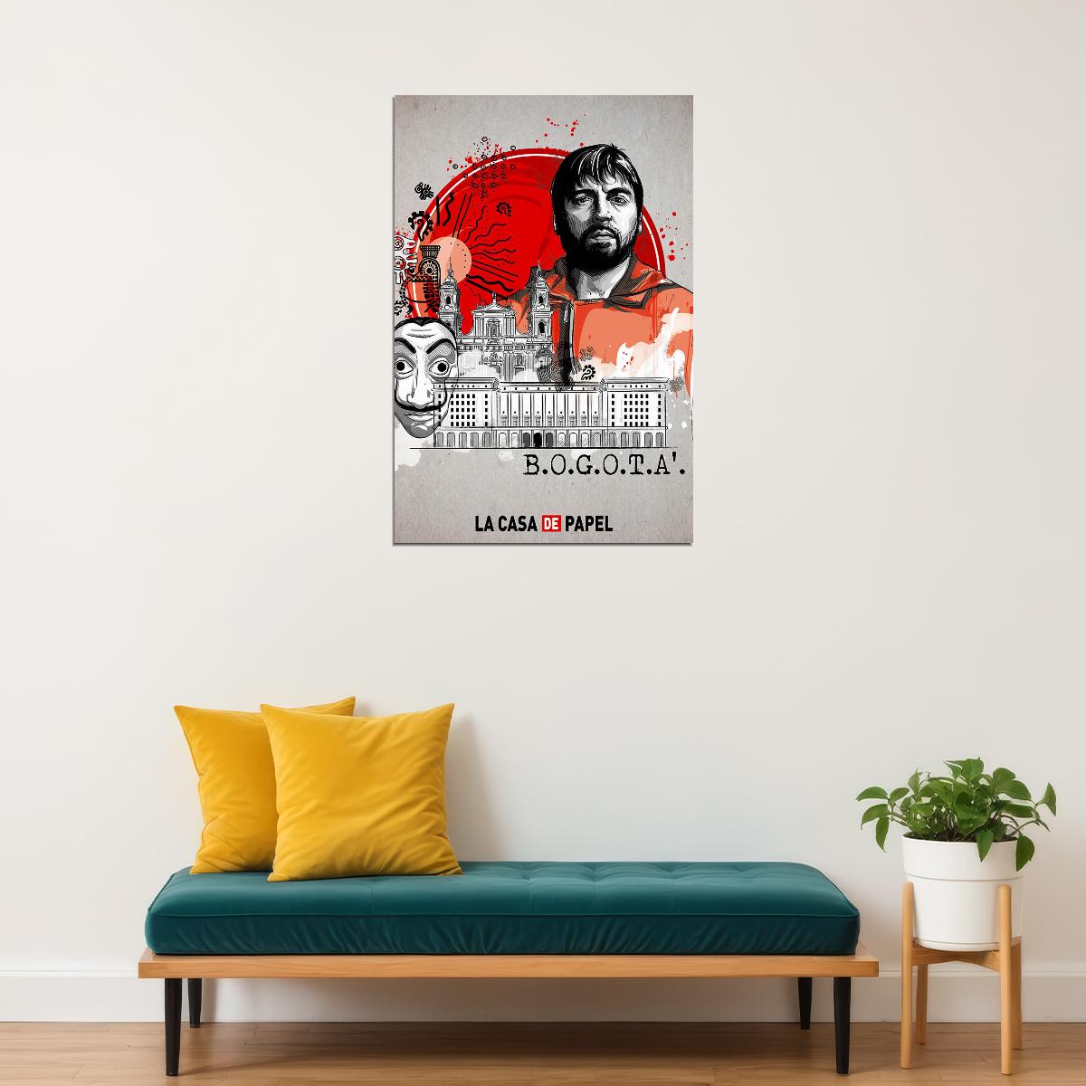 Money Heist Action Crime Drama Poster Wall Art Print Home Wall Decor - xonomax