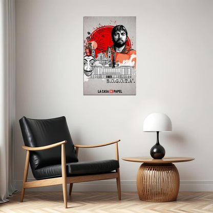 Money Heist Action Crime Drama Poster Wall Art Print Home Wall Decor - xonomax