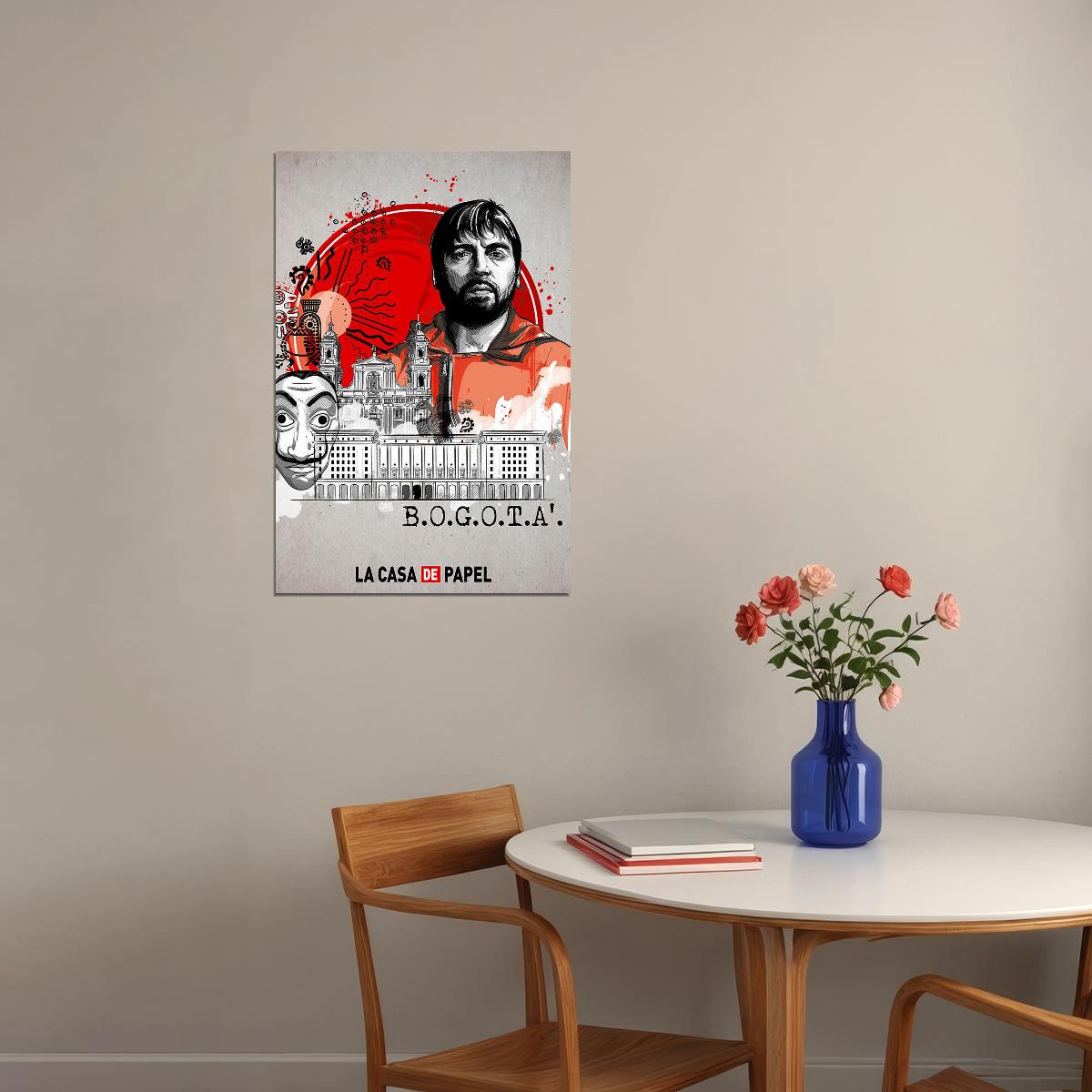 Money Heist Action Crime Drama Poster Wall Art Print Home Wall Decor - xonomax