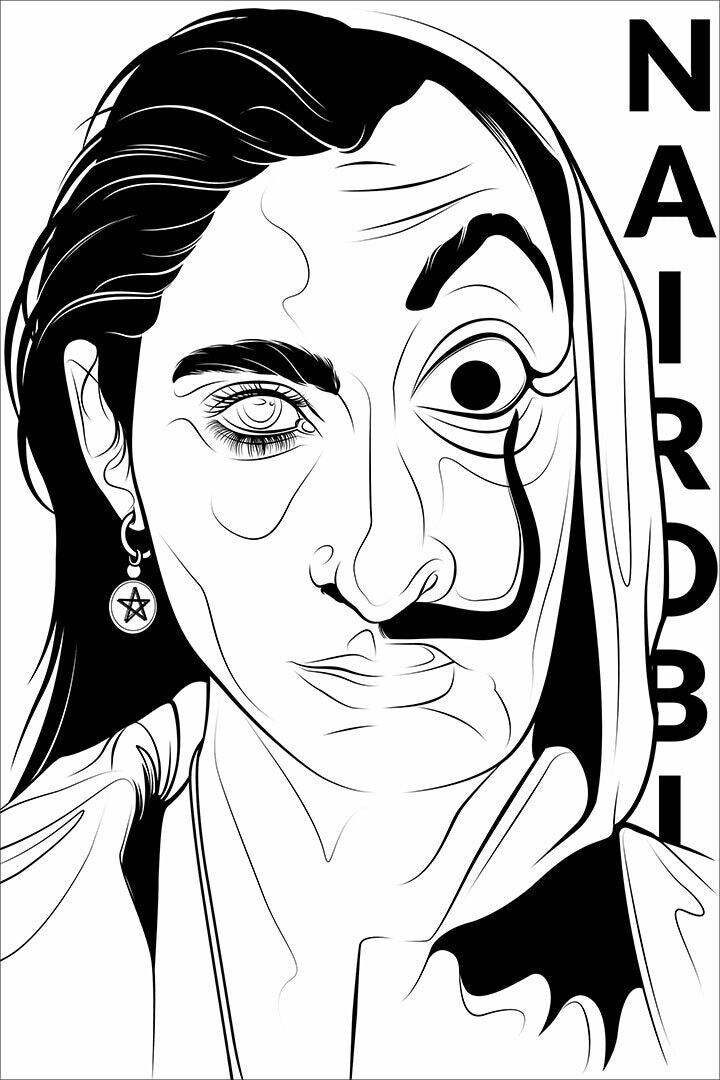 Money Heist Crime Adventure Drama Poster Wall Art Print Home Wall Decor - xonomax