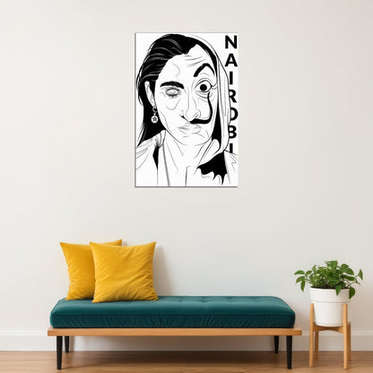 Money Heist Crime Adventure Drama Poster Wall Art Print Home Wall Decor - xonomax