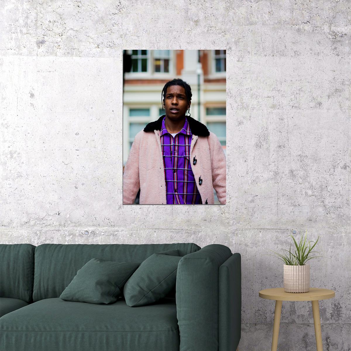 Modern Asap Rocky Rap Singer Artist Poster Wall Art Print Home Wall Decor - xonomax