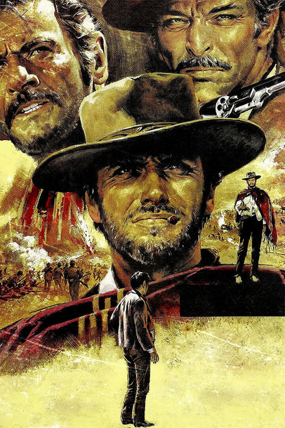 The Good The Bad The Ugly Adventure Excitement Poster Wall Art Print Home Wall Decor - xonomax