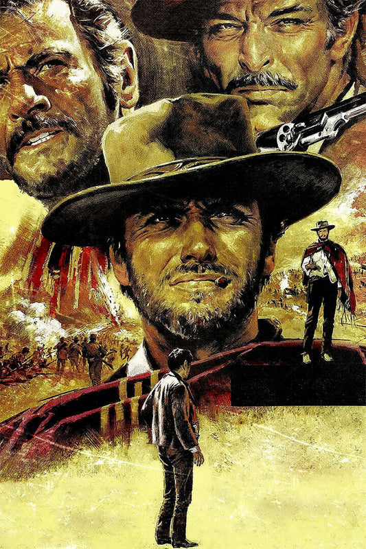 The Good The Bad The Ugly Adventure Excitement Poster Wall Art Print Home Wall Decor - xonomax