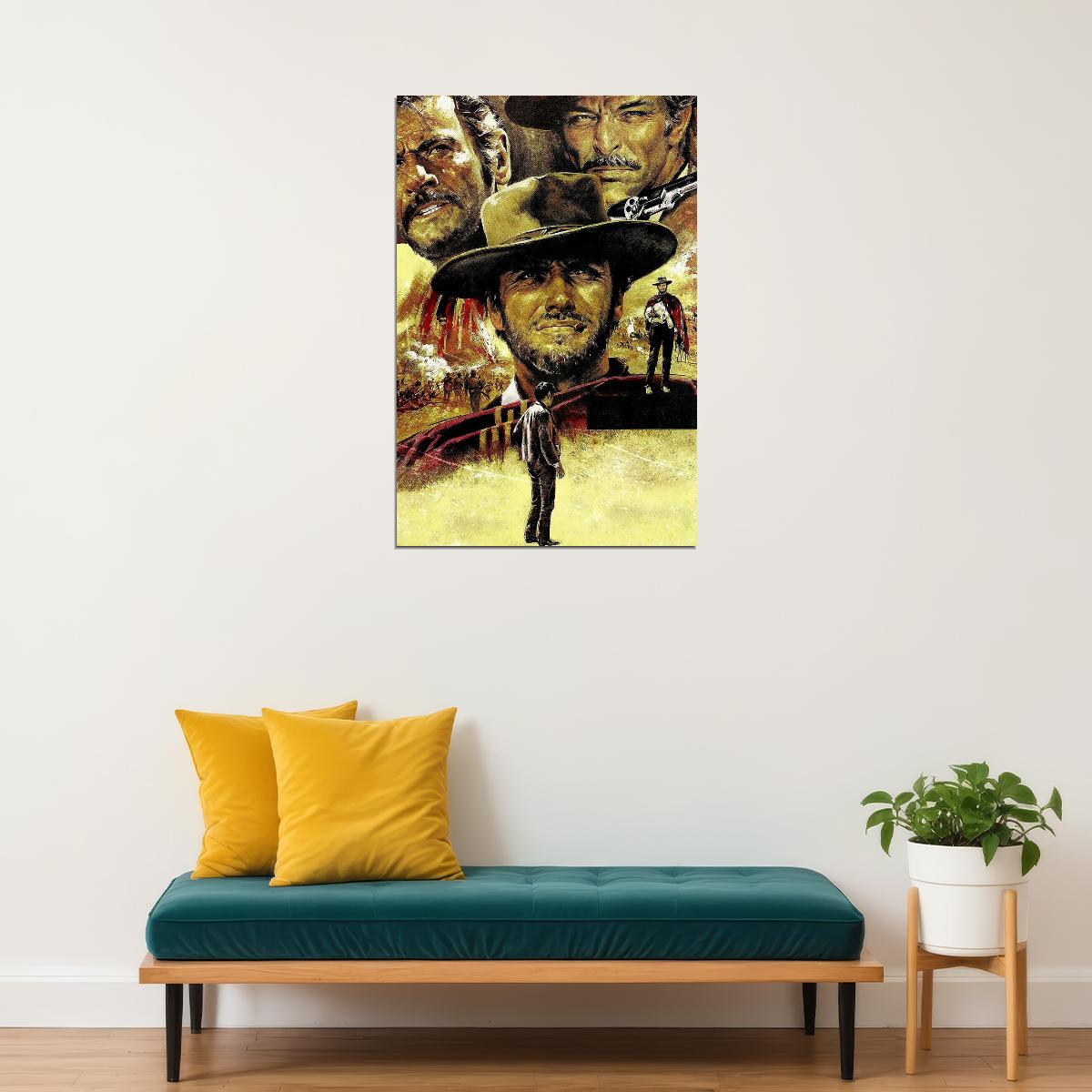The Good The Bad The Ugly Adventure Excitement Poster Wall Art Print Home Wall Decor - xonomax