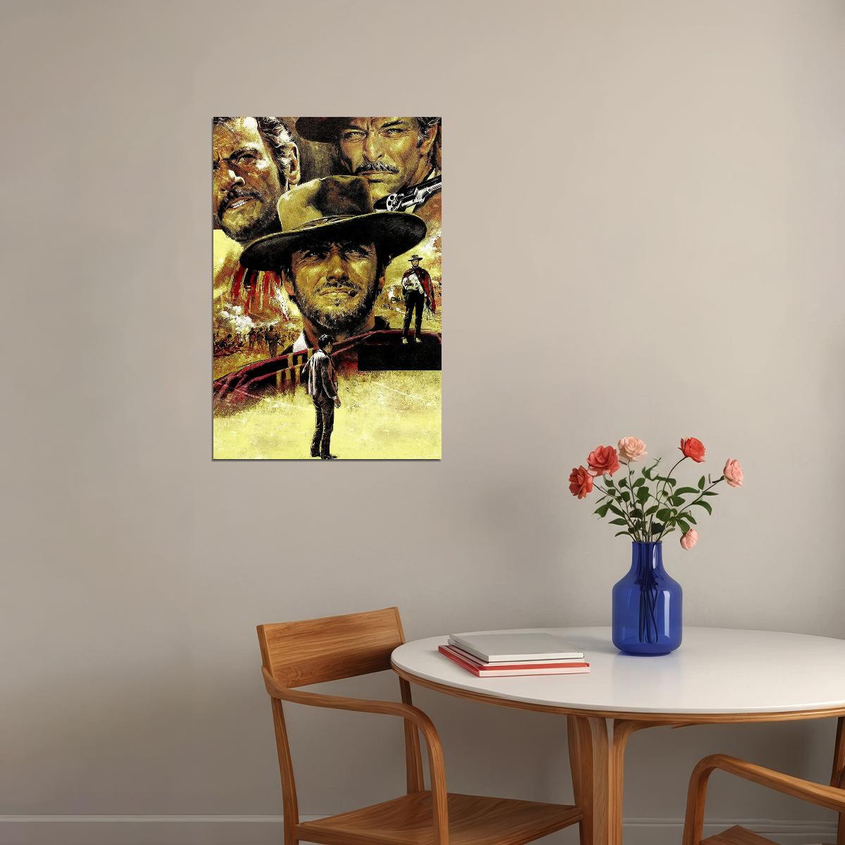 The Good The Bad The Ugly Adventure Excitement Poster Wall Art Print Home Wall Decor - xonomax