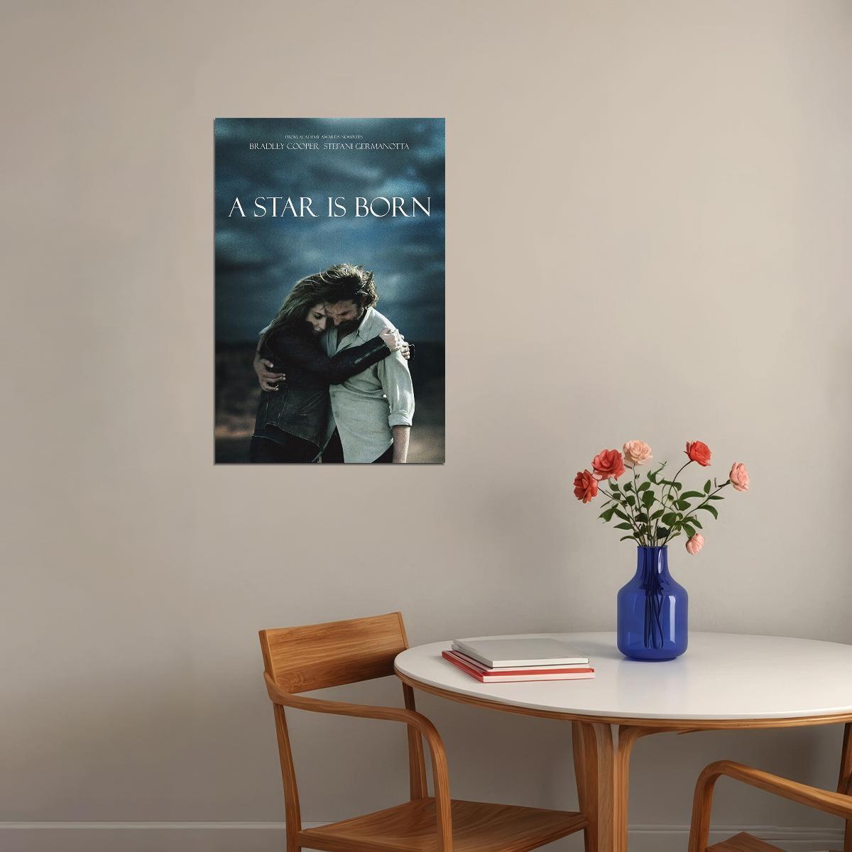 A Star Is Born Drama Music Romance Poster Wall Art Print Home Wall Decor - xonomax