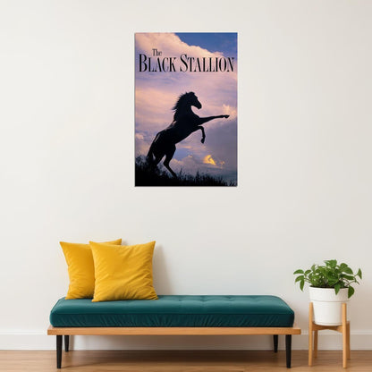 Black Stallion 1979 Movie Family Sport Adventure Poster Wall Art Print Home Wall Decor - xonomax