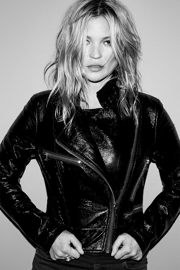 Kate Moss Super Model Black White Beautiful Icon Poster Wall Art Print Home Wall Decor - xonomax