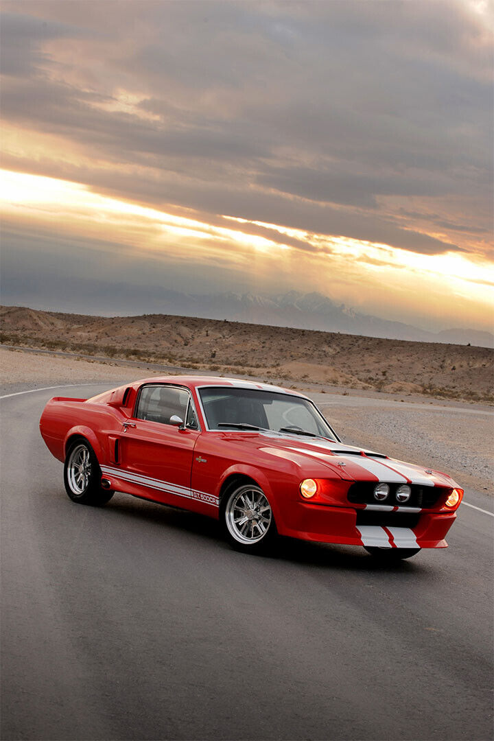 Mustang Gt500 Picture Generations Inspired Poster Wall Art Print Home Wall Decor - xonomax