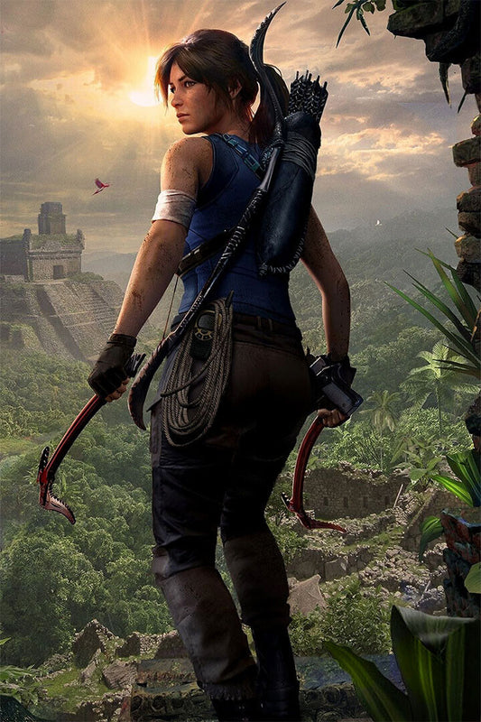 Shadow Of The Tomb Raider Adventure Action Video Game Series Poster Wall Art Print Home Wall Decor