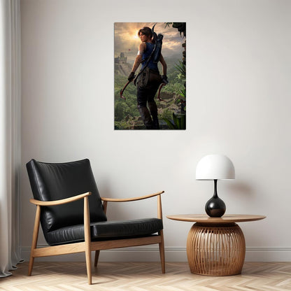 Shadow Of The Tomb Raider Adventure Action Video Game Series Poster Wall Art Print Home Wall Decor