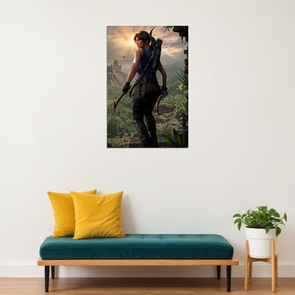 Shadow Of The Tomb Raider Adventure Action Video Game Series Poster Wall Art Print Home Wall Decor