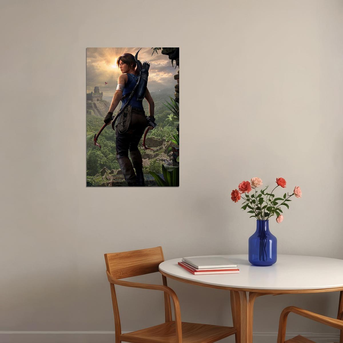 Shadow Of The Tomb Raider Adventure Action Video Game Series Poster Wall Art Print Home Wall Decor